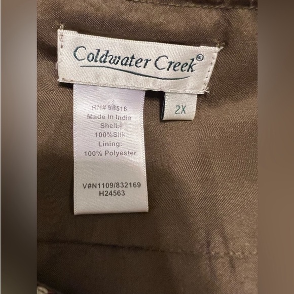 Coldwater Creek Silk Skirt. Lined and Ready For Fall! - Picture 4 of 4